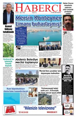 Tarsus’ta, Uluslararası Tarım Çalıştayı Başlıyor | Mersin Haberci Gazetesi